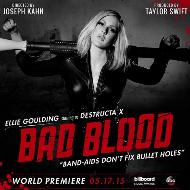 Ellie Goulding participa en Bad Blood, el video de Taylor Swift