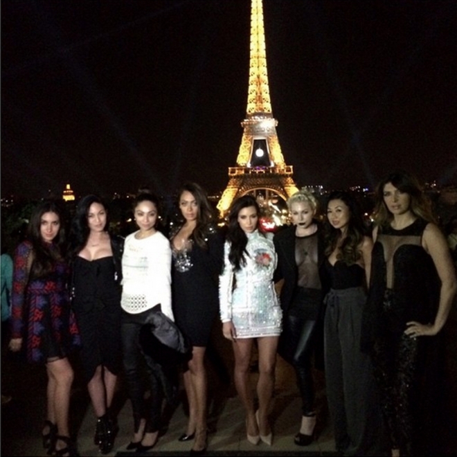 París: la despedida de soltera de Kim Kardashian