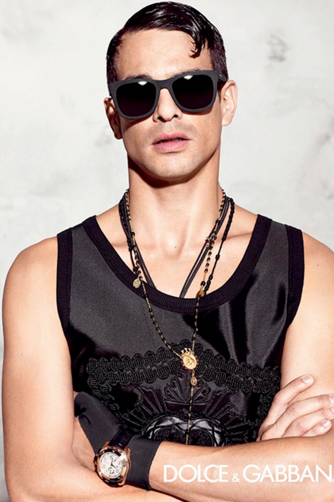 José María Manzanares, modelo para Dolce &Gabbana