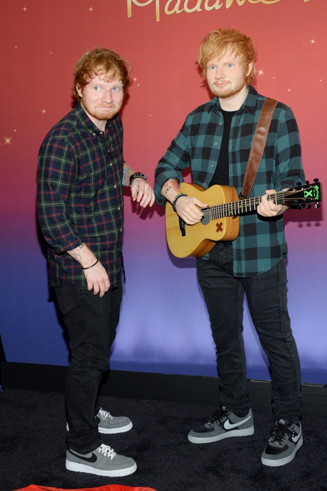 Ed Sheeran, el gemelo de cera
