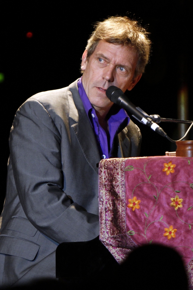 Hugh Laurie, divertido y alegre