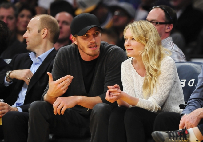 Kirsten Dunst también adora los partidos de la NBA