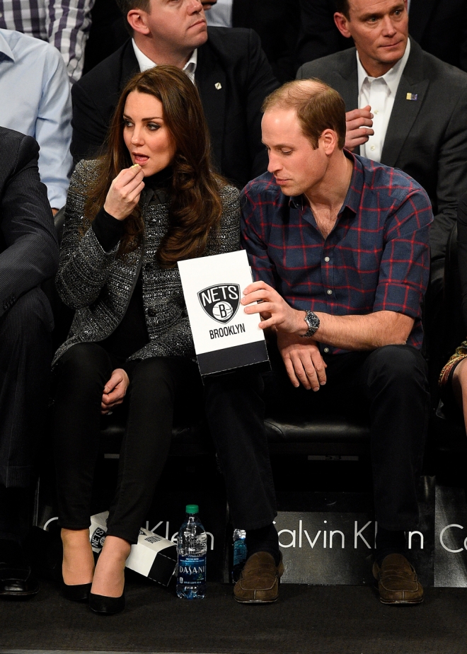 Catalina de Cambridge y Guillermo de Inglaterra, fans de la NBA
