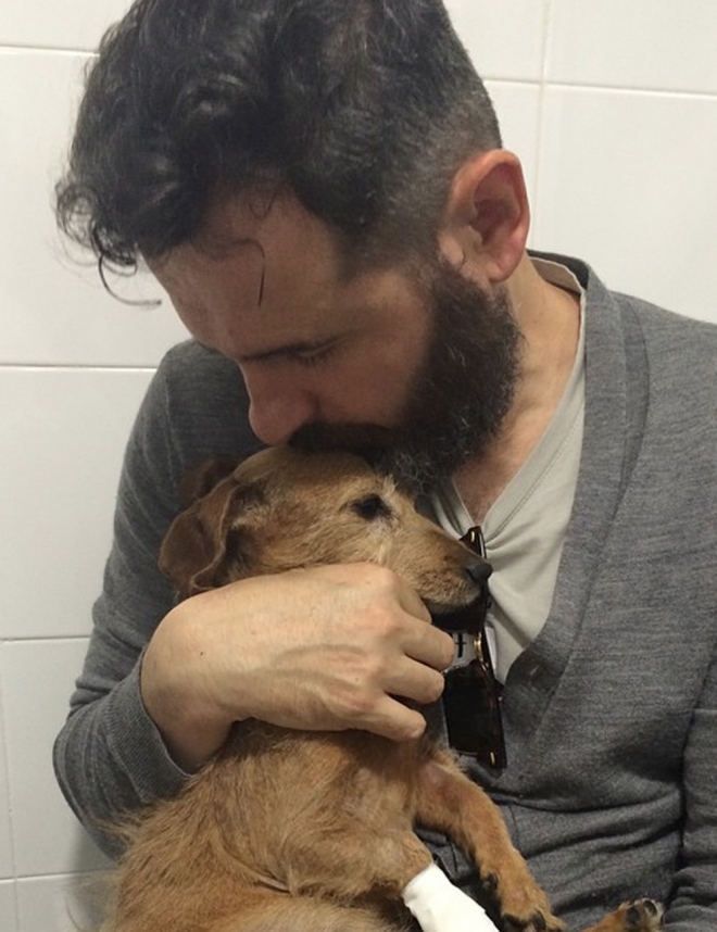 Romi, la perrita famosa de Antonia San Juan y Luis Miguel Seguí