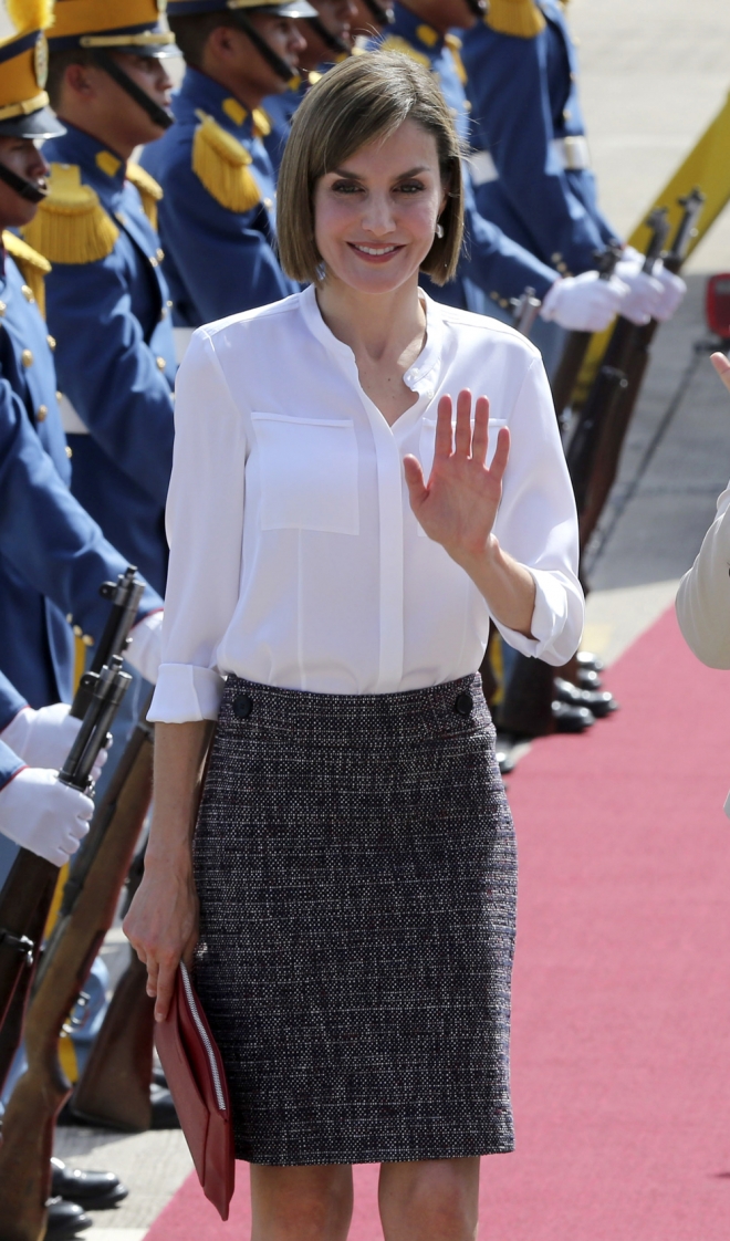 Los looks de trabajo de la reina Letizia son los más serios