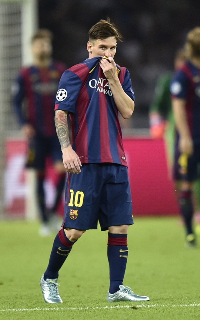Messi, en el campo del Barça