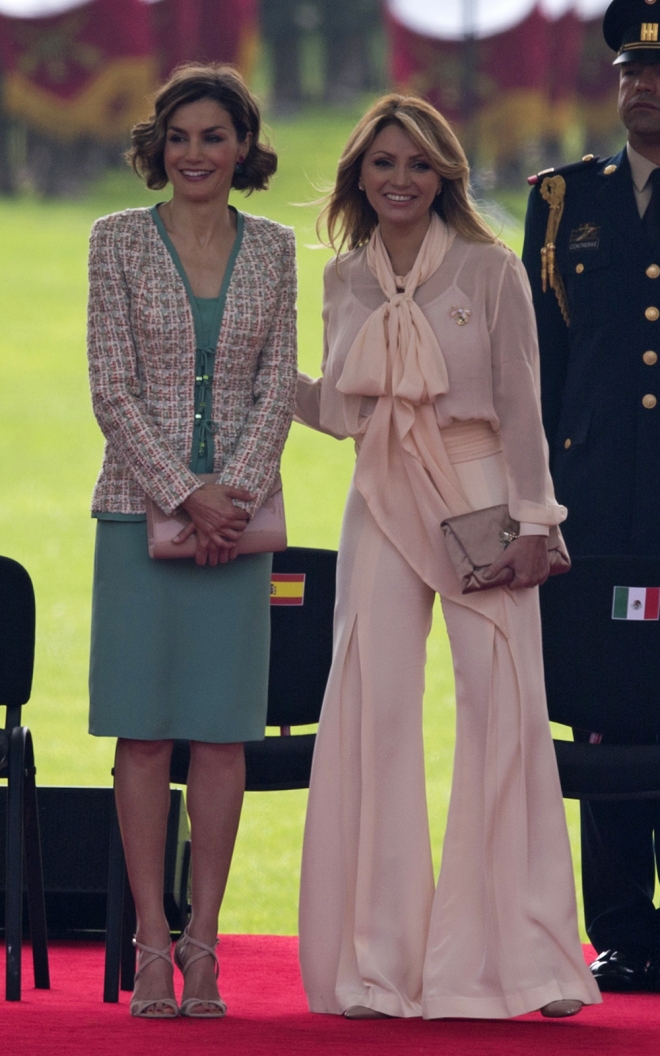 Angélica Rivera, trendy junto a la Reina Letizia