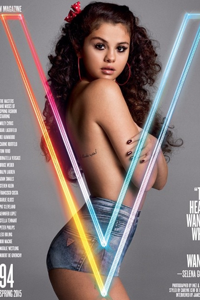Selena Gomez, topless para V Magazine