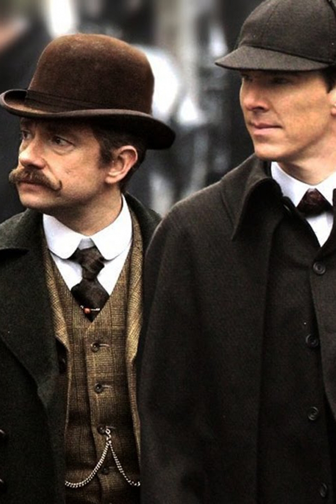 Parejas de series: Sherlock Holmes y John Watson en Sherlock