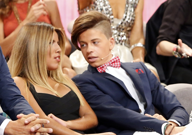 Christopher, con Chabelita en el debate final de Supervivientes 2015