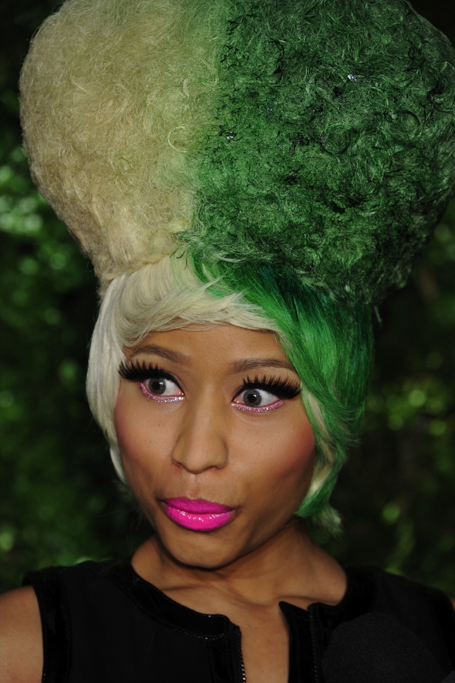 Pelo de colores: Nicki Minaj, la reina del color