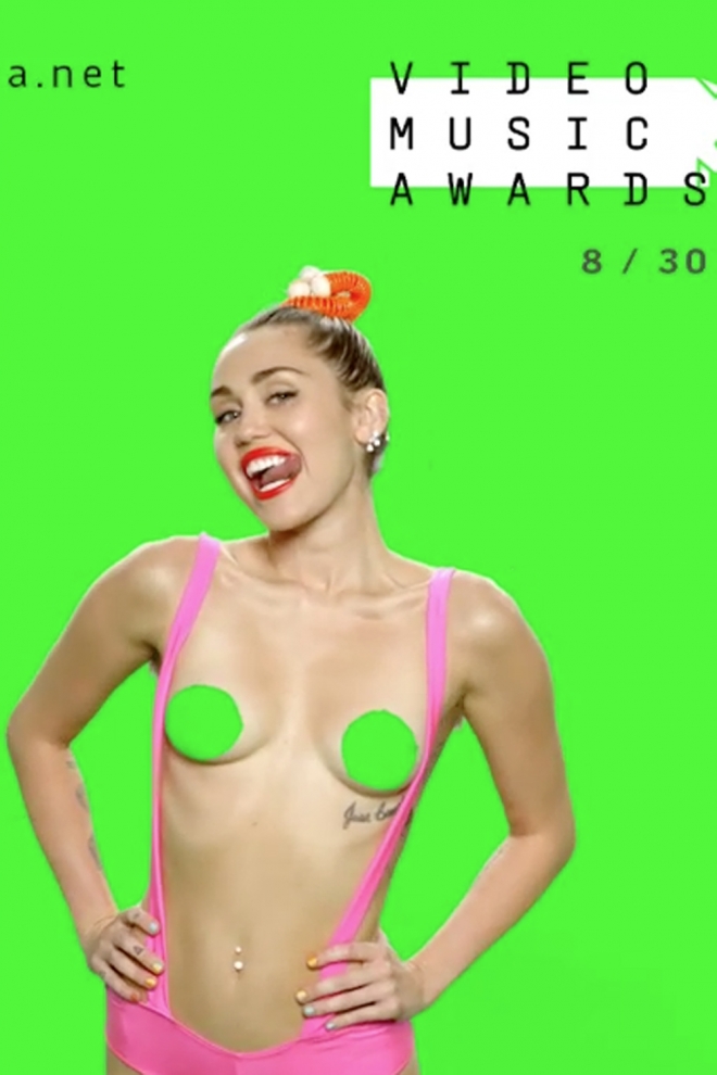 VMA 2015: Miley Cyrus lo enseña todo