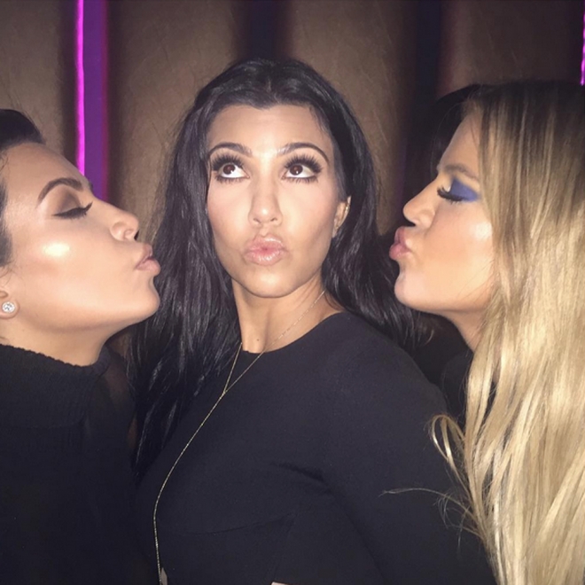 Kourtney Kardashian, junto a Kim y Khloé por Kylie Jenner