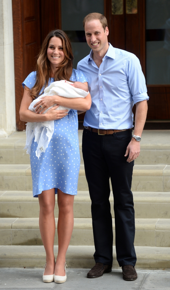 Famosas tras dar a luz: Kate Middleton en su primer parto
