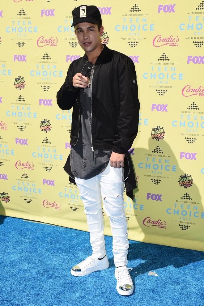 Teen Choice Awards 2015: Austin Mahone, casual e informal