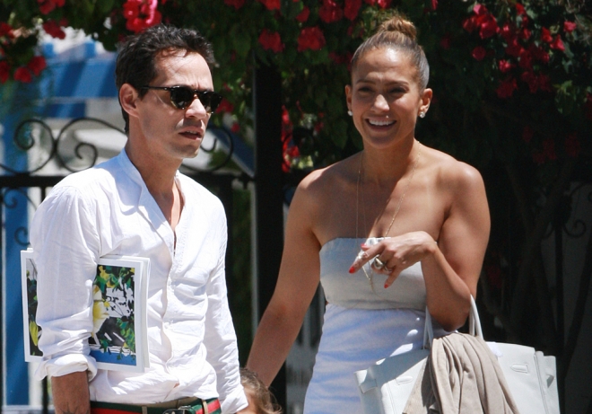 Exparejas que se llevan bien: Jennifer Lopez y Marc Anthony