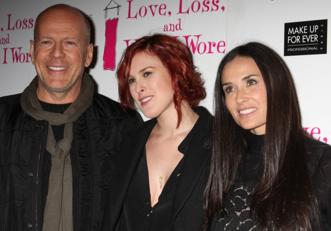 Exparejas que son amigos: Demi Moore y Bruce Willis