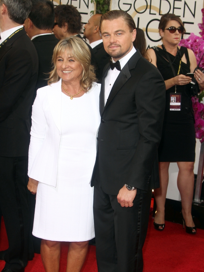 Suegras de Hollywood: la madre de Leonardo DiCaprio