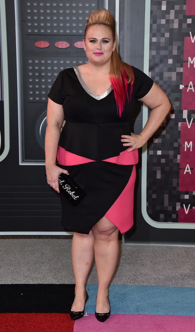 Rebel Wilson, en la alfombra de los MTV VMAs 2015