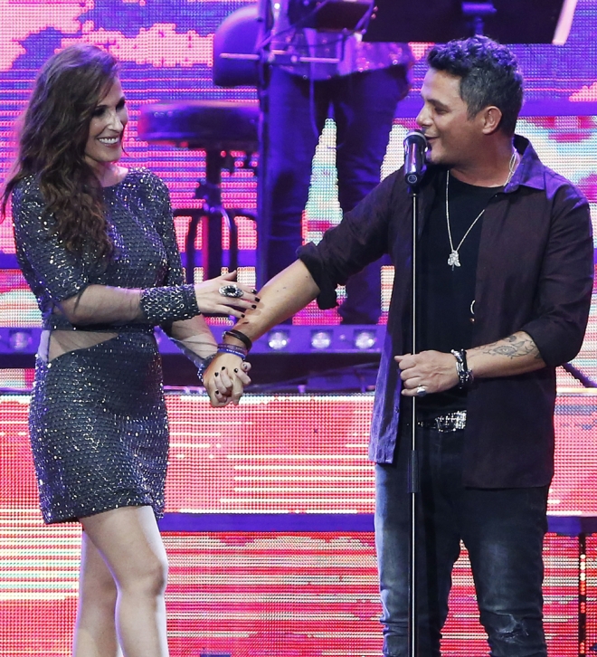 Concierto Cadena Dial: Malú y Alejandro Sanz, grandes amigos