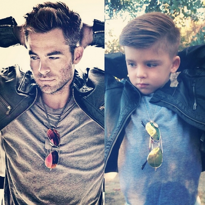 Ryker Wixom copia a Chris Pine