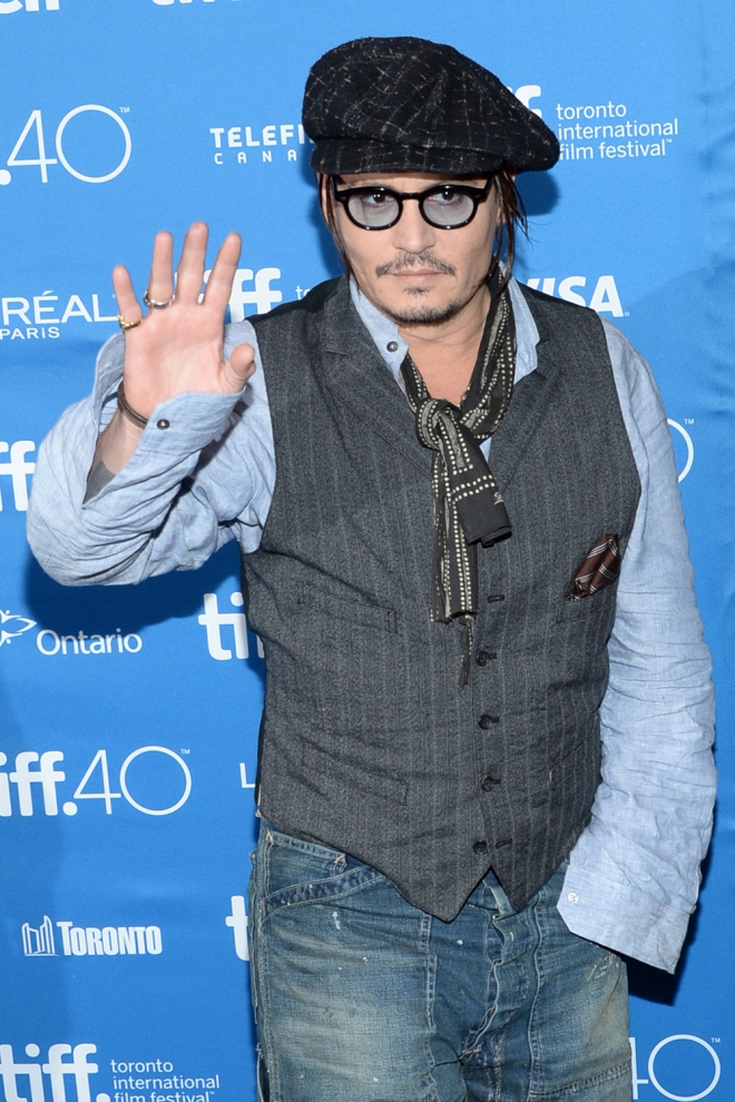 Festival de Cine de Toronto 2015: Johnny Depp, estilo personal