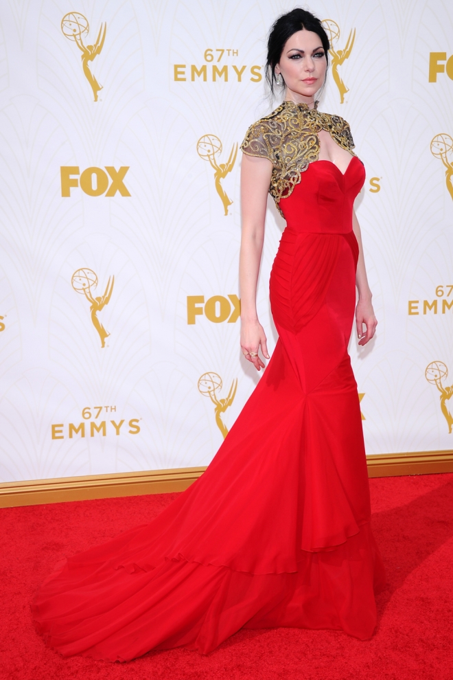 Emmys 2015: Laura Prepon, cual muñeca de cera
