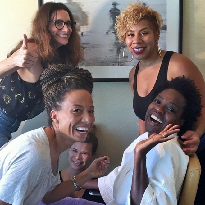 Emmys 2015 en Instagram: los preparativos de Viola Davis