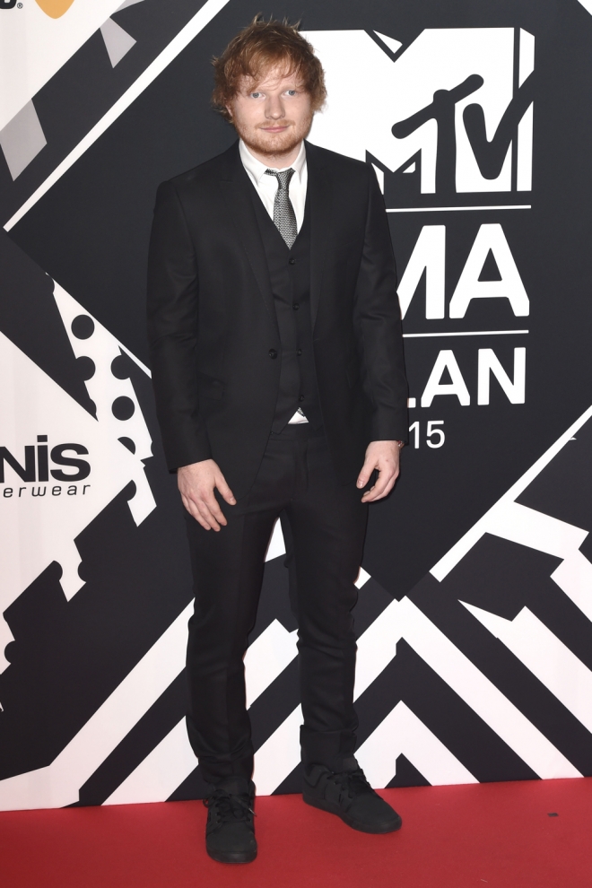 MTV EMAs 2015: Ed Sheeran, hecho un pincel
