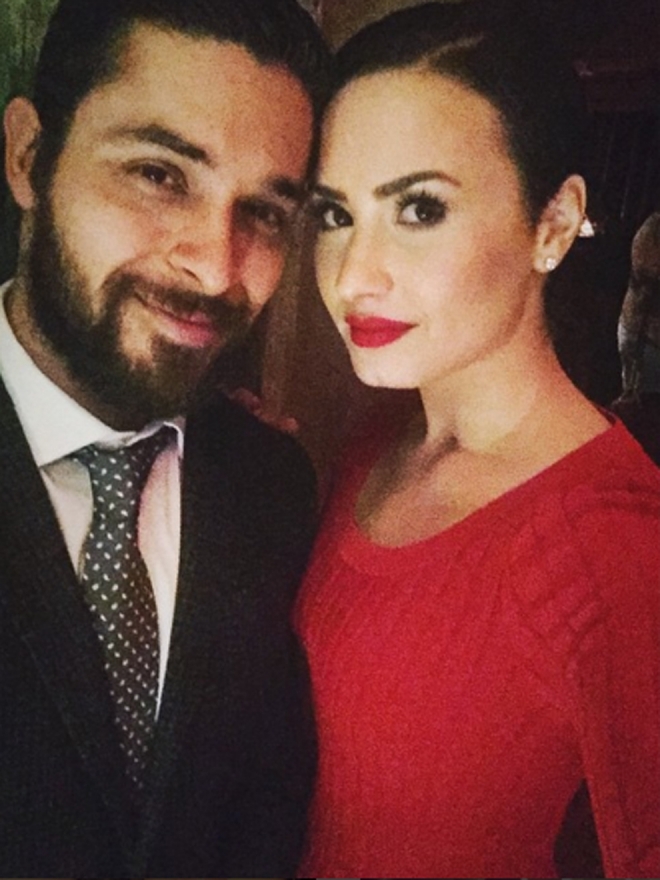 Historias de amor: el selfie más bonito de Demi Lovato y Wilmer Valderrama