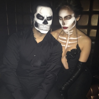 Halloween en Instagram: JLo y Casper Smart