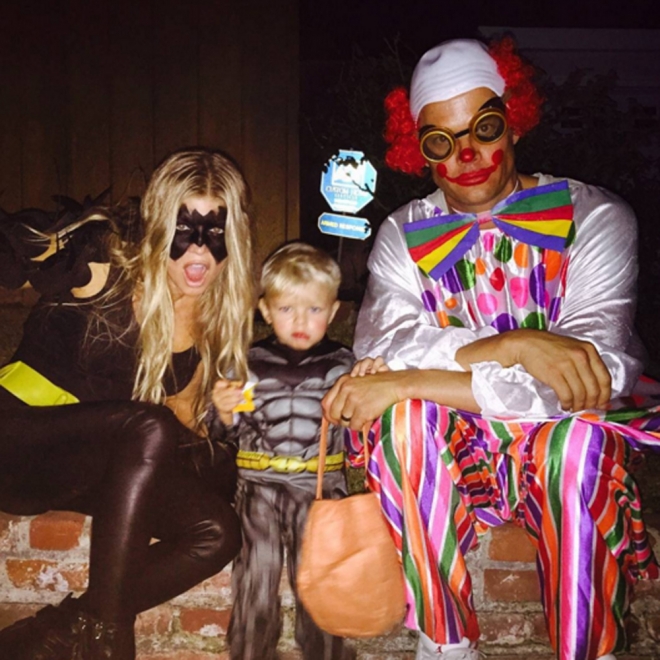 Halloween en Instagram: Fergie y su familia