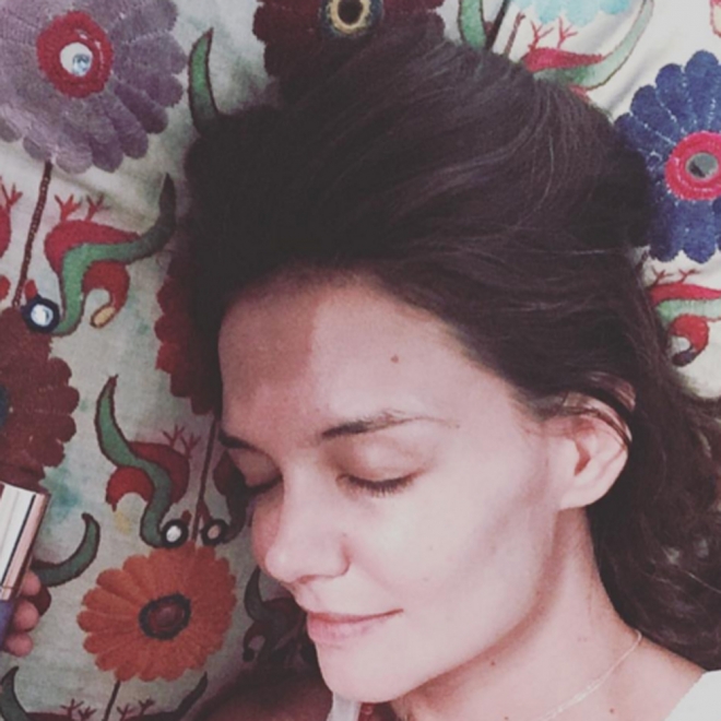 Famosas sin maquillar: Katie Holmes, exmujer de Tom Cruise