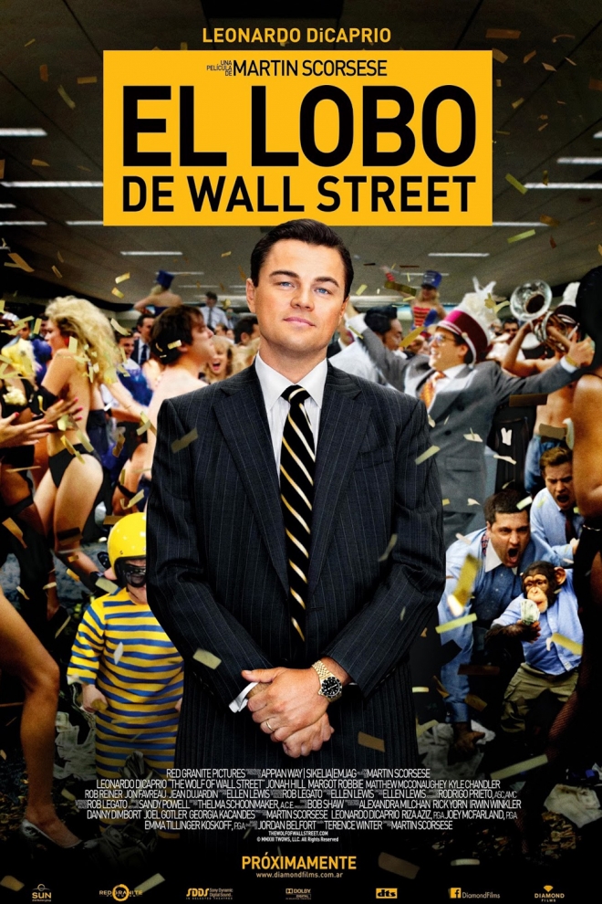 Películas Leonardo DiCaprio: El lobo de Wall Street