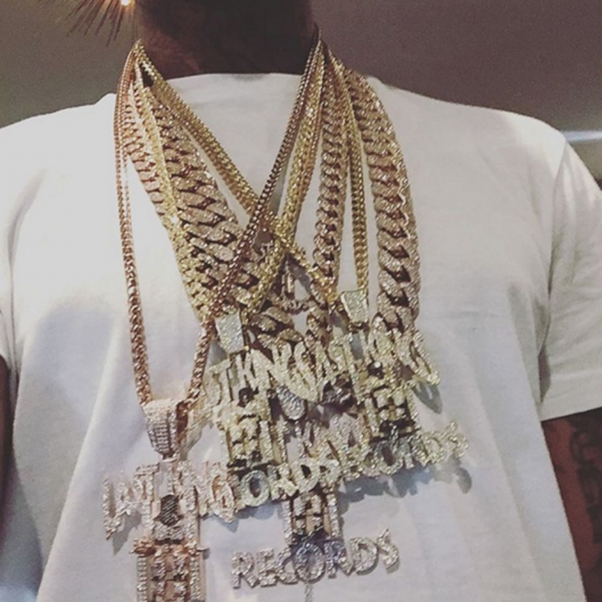 Tyga quiere ser como Kanye West: un rapero ostentoso