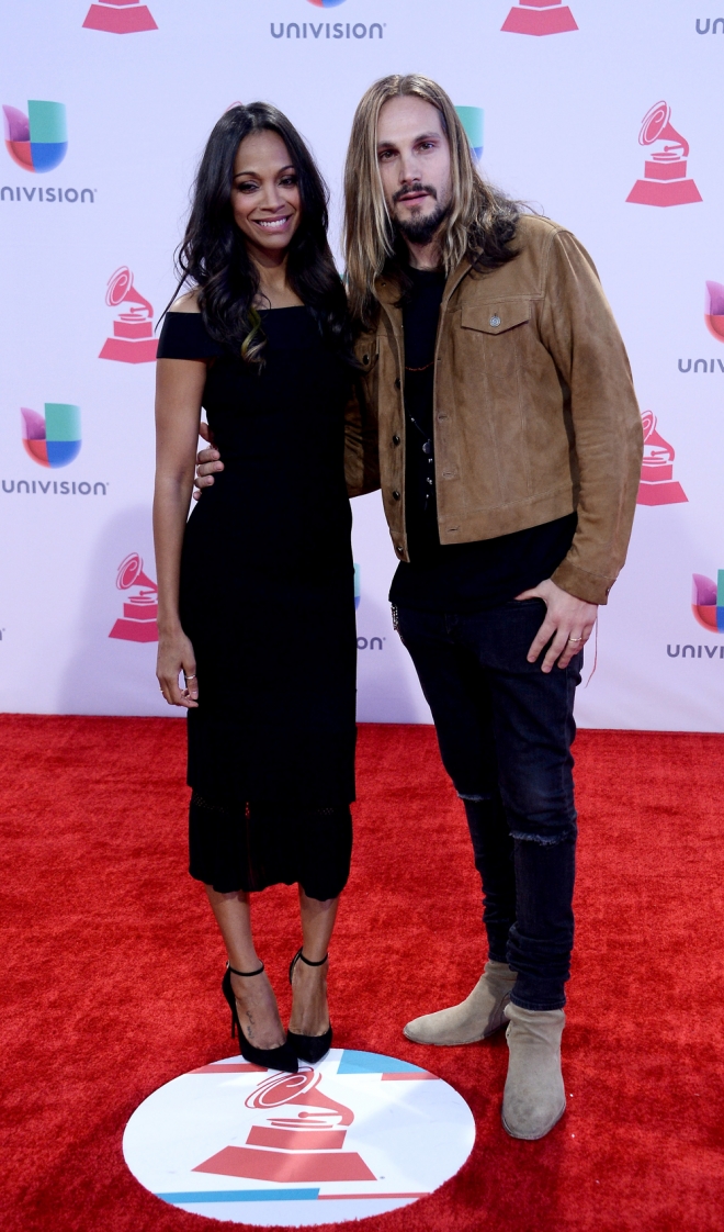 Grammys Latinos 2015: Zoe Saldana y su marido