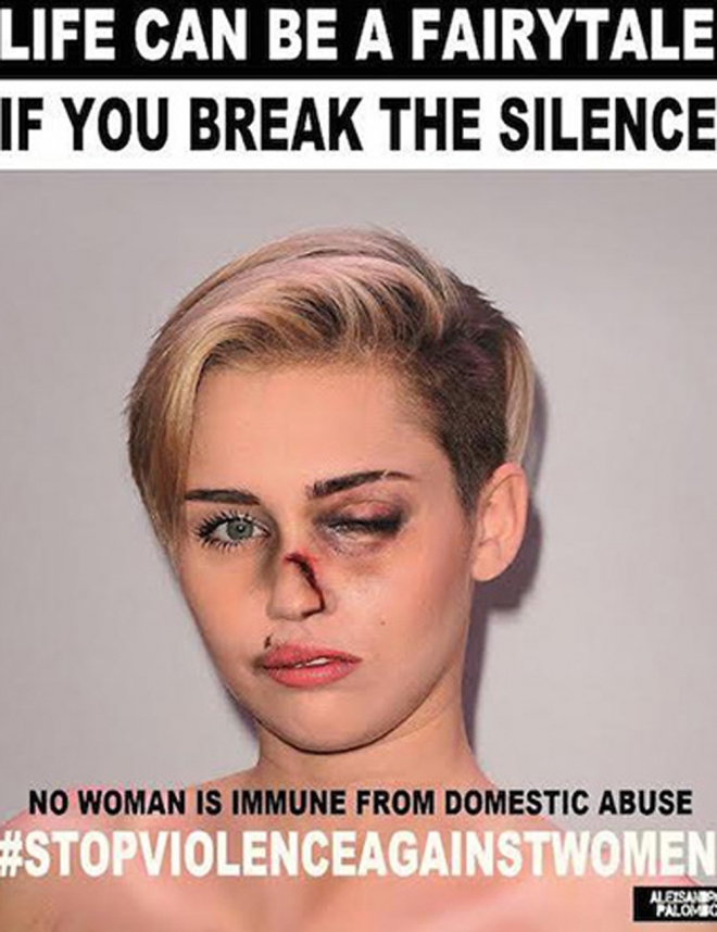 Violencia de género: Miley Cyrus, NO más maltrato