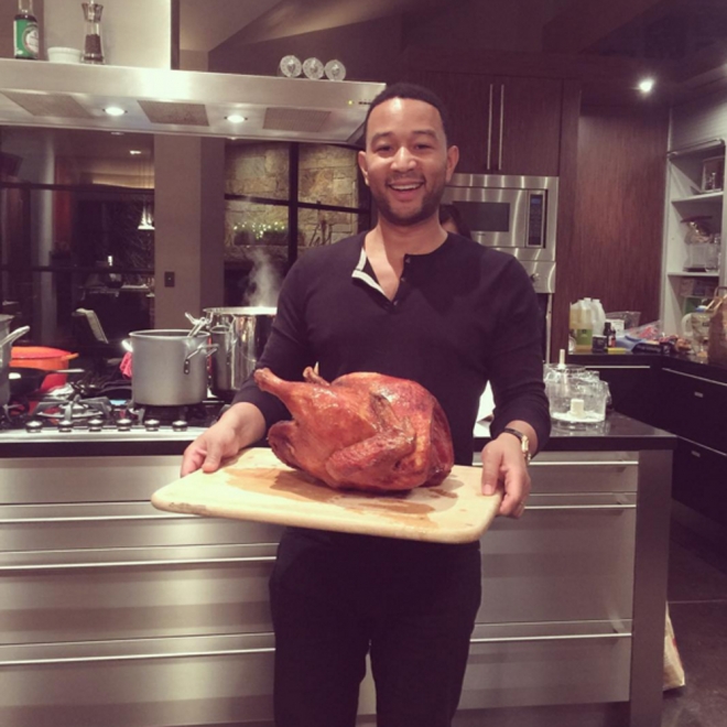 Acción de Gracias 2015: el pavo de John Legend