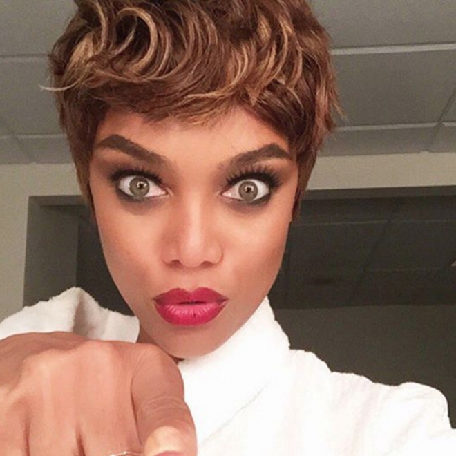 El selfie más bello de Tyra Banks en Instagram