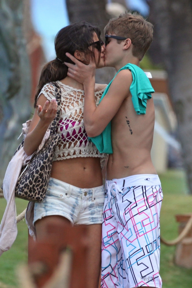 Justin Bieber y Selena Gomez, puro amor