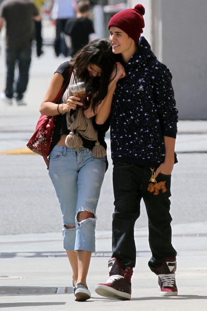 Justin Bieber y Selena Gomez, complicidad y amor