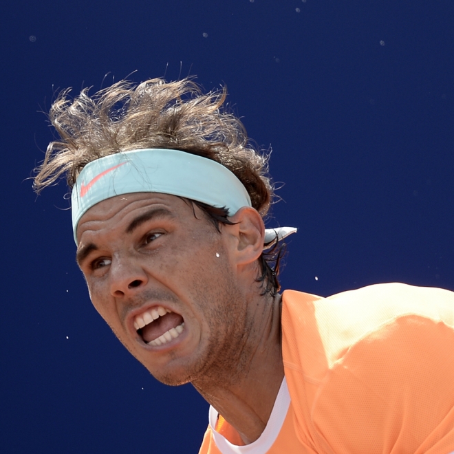 La cara más rara de Rafa Nadal despeinado