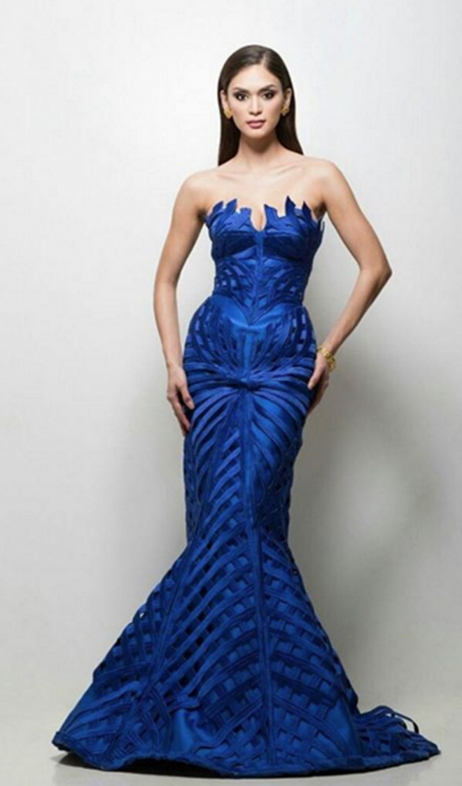 Miss Universo 2015: Pia Wurtzbach apuesta por el azul klein