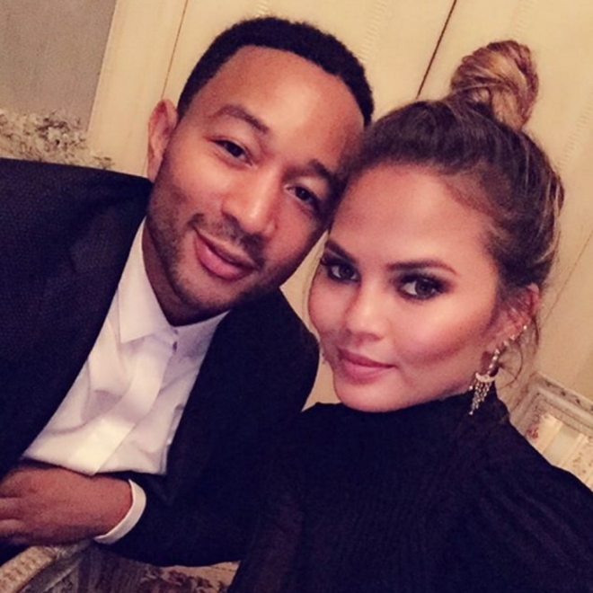 Los mejores selfies de John Legend y Chrissy Teigen