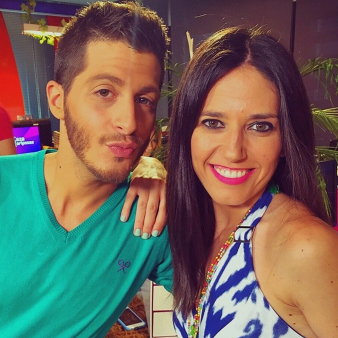 Núria Marín, con su inseparable Nando Escribano Núria Marín, con su inseparable Nando Escribano