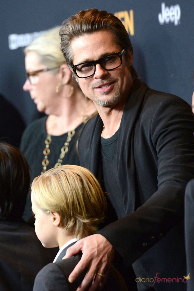 Famosos que son altos: Brad Pitt, 1'80 metros