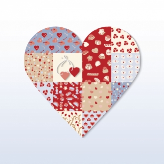 Tarjetas para San Valentín: un romántico corazón