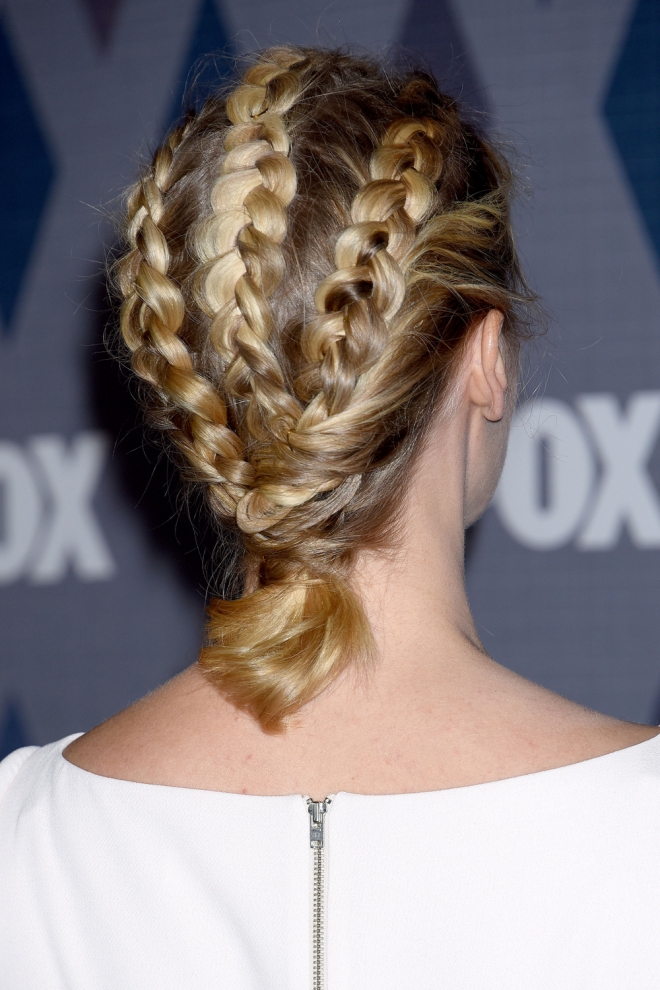 El peinado con trenzas de January Jones