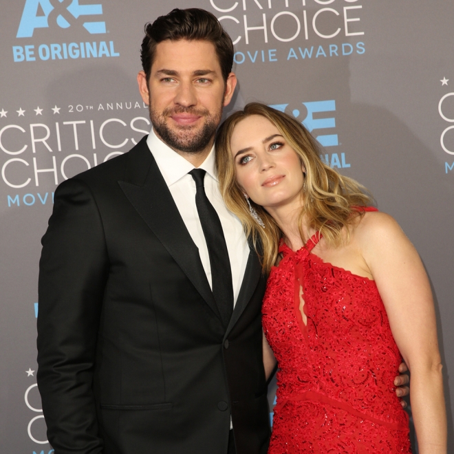 Famosos papás en 2016: Emily Blunt y John Krasinski
