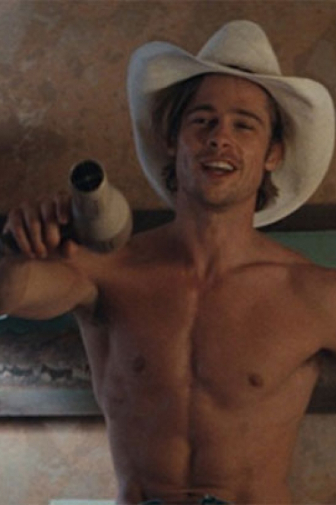 Desnudos de cine: Brad Pitt en Thelma y Louise